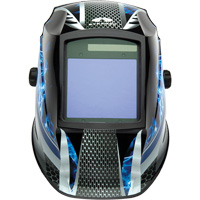 Leadhead&reg; Auto Darkening Welding Helmet, 3.8" L x 3.4" W View Area, 9 - 13 Shade Range Cam Industrial