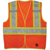 Open Road&reg; “BTE” Vest, High Visibility Orange, Medium/Small Cam Industrial