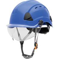 Fibre Metal Safety Helmet, Non-Vented, Ratchet, Dark Blue SHJ278 | Cam Industrial
