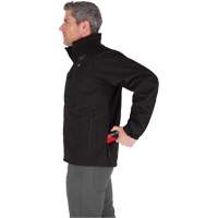 Manteau chauffante M12 ToughShell avec pile, Hommes, Moyen, Noir Cam Industrial