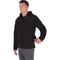 M12 Heated Quietshell Jacket with Battery, Men's, Medium, Black Cam Industrial