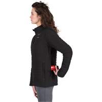 M12 Heated Axis Jacket with Battery, Women's, Small, Black Cam Industrial