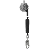 V-TEC™ 36CS Personal Fall Limiter-Cable, 10', Galvanized Steel, Swivel SHJ658 | Cam Industrial
