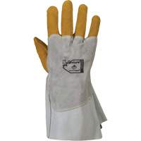 Endura&reg; 335DBP Welding Gloves, Split Cowhide/Split Elkhide, Size Small Cam Industrial