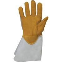 Endura&reg; 335DBP Welding Gloves, Split Cowhide/Split Elkhide, Size Small Cam Industrial