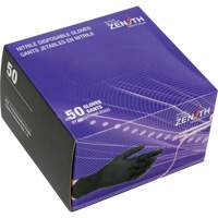 Emballages de gants jetables pour machine distributrice, Petit, Nitrile, 5 mils, Sans poudre, Noir, Classe 2 Cam Industrial