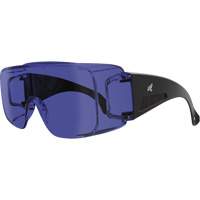 Ossa Safety Glasses, Blue Lens, Anti-Scratch, ANSI Z87+/MCEPS GL-PD 10-12/Meets/Exceeds CSA Z94.3 Cam Industrial