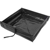 Berme de confinement des d&eacute;versements repliable &agrave; rouler, Capacit&eacute; 60 gal. US, 4' la x 4' lo x 6" h Cam Industrial