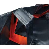 Berme d&eacute;ployable &agrave; mur IBX, Capacit&eacute; 1077 gal. US, 12' la x 12' lo x 12" h, Support &agrave; encliqueter Cam Industrial