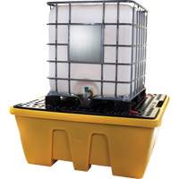 IBC Spill Pallet, 333 US gal. Spill Capacity, 66" x 66" x 27.5" Cam Industrial
