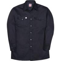 Chemise industrielle de travail &agrave; manches longues, Hommes, Petit, Bleu marine Cam Industrial