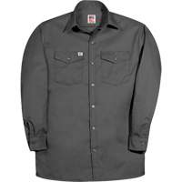 Chemise de travail &agrave; manche longue de premi&egrave;re qualit&eacute;, Hommes, Petit, Charbon Cam Industrial