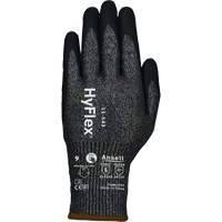 Gants r&eacute;sistants &agrave; la coupe HYFLEX 11-543, Taille 6, Calibre 13, Rev&ecirc;tement Nitrile, Enveloppe en Nylon/Acier inoxydable/PEHP/Spandex, ASTM ANSI niveau A7/EN 388 niveau F Cam Industrial