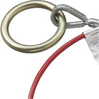 AS-21210-6 6' Cable Anchor with Snap Hook & O-Ring, Sling, Temporary Use Cam Industrial