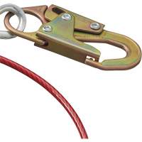 AS-21210-6 6' Cable Anchor with Snap Hook & O-Ring, Sling, Temporary Use Cam Industrial