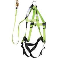 FBH-10000A6440-4 4' Class A Harness & Lanyard with 350 lbs. Capacity, Harness/Lanyard Combo Cam Industrial