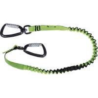 TT-9903 Slim Line Tool Lanyard, Bungee, Dual Carabiner Cam Industrial