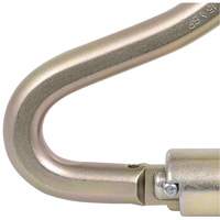 CP-04011-1 Zinc Plated Carabiner with 2" Gate Opening, Steel Cam Industrial