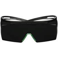 SecureFit 3700 Series Safety Glasses SF3750AS-BLK, Grey/IR 5.0 Lens, Anti-Scratch, ANSI Z87+/Meets/Exceeds CSA Z94.3 Cam Industrial