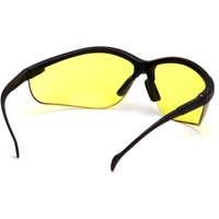 Venture II&reg; Half-Frame Safety Glasses, Amber Lens, ANSI Z87+/MCEPS GL-PD 10-12/Meets/Exceeds CSA Z94.3 Cam Industrial