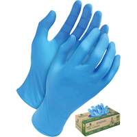 Gants jetables en tri polym&egrave;re, Petit, Poly&eacute;thyl&egrave;ne, 5 mils, Sans poudre, Bleu Cam Industrial