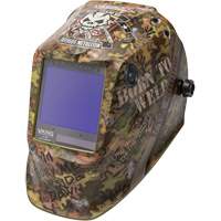 VIKING 3350 Born To Weld Welding Helmet, 3.74" L x 3.34" W View Area, 5 - 13 Shade Range Cam Industrial