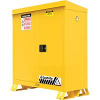 Outdoor Flammable Storage Cabinet, 30 gal., 2 Door, 43" W x 44" H x 18" D Cam Industrial