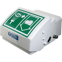 Eye/Face Wash, Wall-Mount Installation, Plastic Bowl Cam Industrial