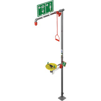 Douche combin&eacute;e avec cuvette ouverte en ABS et entr&eacute;e sup&eacute;rieure, Socle Cam Industrial