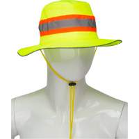 Chapeau de p&ecirc;cheur &agrave; refroidissement par &eacute;vaporation, Lime haute visibilit&eacute; Cam Industrial