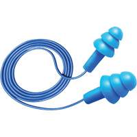 Hush 50-25 Reusable Metal Detectable Earplugs, Corded, One-Size, Bulk - Box, 25 NRR dB Cam Industrial