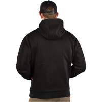 M12 Heated Hoodie with Battery, Men's, 2X-Large, Black, Poly-Cotton Cam Industrial