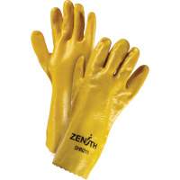 Gants &agrave; fini rugueux et r&eacute;sistants aux produits chimiques, Taille 9, 14" lo, PVC, Doublure en Interlock, 47-mil Cam Industrial