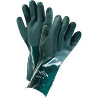 Gants verts &agrave; double enduit, 14" lo, PVC, Doublure en Jersey de coton, 70 mils Cam Industrial