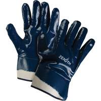 Gants &agrave; poignet de s&eacute;curit&eacute; de poids lourd, 11/2T-Grand, R&ecirc;vetement Nitrile, Enveloppe en Coton Cam Industrial