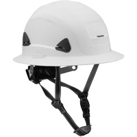 Casque Fibre Metal de style escalade avec bordure compl&egrave;te, R&eacute;pond aux normes CSA type 2, Suspension Rochet, Non ventil&eacute; Cam Industrial