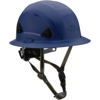 Fibre Metal Climbing Style Helmet with Full Brim, Meets CSA Type 2, Ratchet Suspension, Non-Vented Cam Industrial