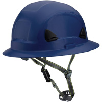 Fibre Metal Climbing Style Helmet with Full Brim, Meets CSA Type 2, Ratchet Suspension, Non-Vented Cam Industrial