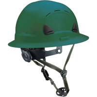 Fibre Metal Climbing Style Helmet with Full Brim, Meets CSA Type 2, Ratchet Suspension, Vented Cam Industrial