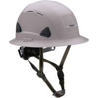 Fibre Metal Climbing Style Helmet with Full Brim, Meets CSA Type 2, Ratchet Suspension, Vented Cam Industrial
