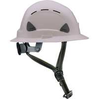 Fibre Metal Climbing Style Helmet with Full Brim, Meets CSA Type 2, Ratchet Suspension, Vented Cam Industrial
