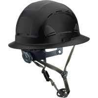 Fibre Metal Climbing Style Helmet with Full Brim, Meets CSA Type 2, Ratchet Suspension, Vented Cam Industrial