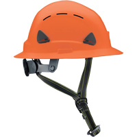 Fibre Metal Climbing Style Helmet with Full Brim, Meets CSA Type 2, Ratchet Suspension, Vented Cam Industrial