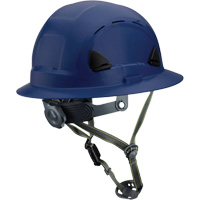 Fibre Metal Climbing Style Helmet with Full Brim, Meets CSA Type 2, Ratchet Suspension, Vented Cam Industrial