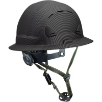 Fibre Metal Climbing Style Helmet with Full Brim, Meets CSA Type 2, Ratchet Suspension, Vented Cam Industrial