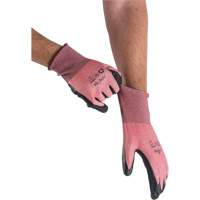 Eco-Friendly Lightweight High-Dexterity Cut-Resistant Gloves, Size 7, 18 Gauge, Foam Nitrile Coated, Stainless Steel/HPPE/RPET Shell, ASTM ANSI Level A4 Cam Industrial
