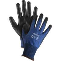 Eco-Friendly Stretch Cut-Resistant Gloves, Size 7, 18 Gauge, Polyurethane Coated, Stainless Steel/HPPE/RPET Shell, ASTM ANSI Level A5 Cam Industrial