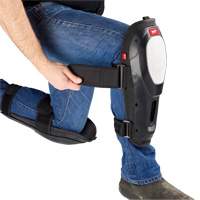 Dynamic Flooring Knee Pad, Hook and Loop Style, Plastic Caps, Foam Pads Cam Industrial