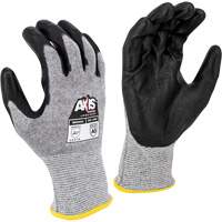 RWG566 AXIS Cut Protection Touchscreen Work Glove, Size X-Small, 18 Gauge, Polyurethane Coated, Stainless Steel/HPPE Shell, ASTM ANSI Level A5/EN 388 Level E Cam Industrial