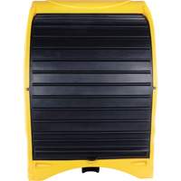 Palette contre les d&eacute;versements &agrave; couvercle dur pour 4 barils, 68,11" lo x 61,61" la x 83,07" h, Capacit&eacute; de charge 1433 lb Cam Industrial